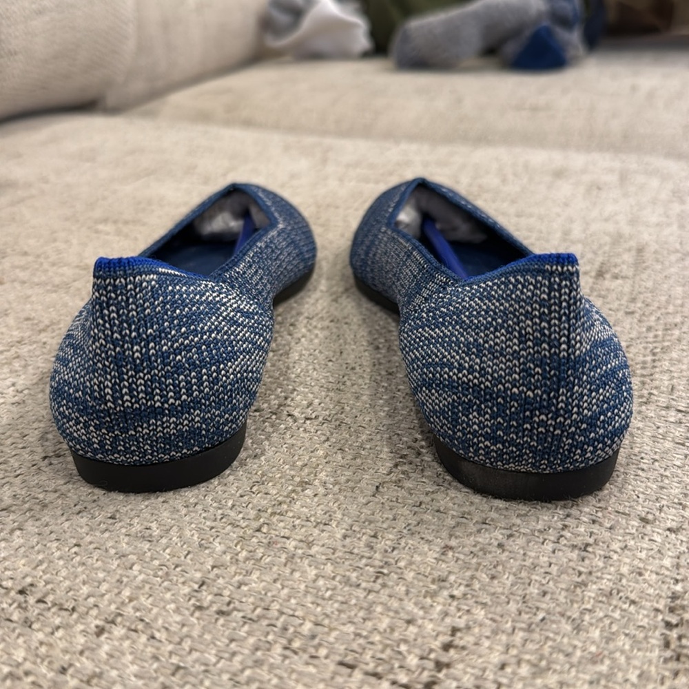 Rothy’s Original The Point in Indigo Heather Size 6.5 NIB - Picture 5 of 7